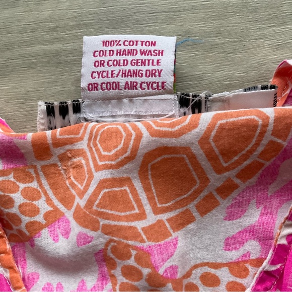 Gretchen Scott Designs Turtle Print Tunic Dress 10 / 12 summer dress - Picture 8 of 12